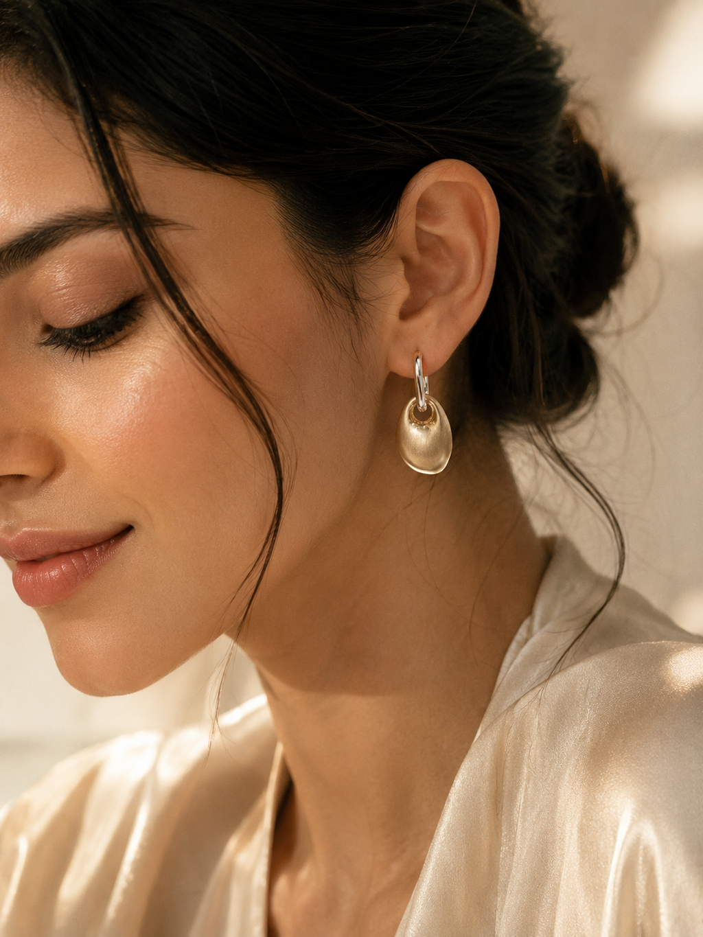 Minimalist Gold Drop Earrings