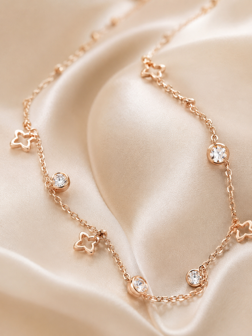 Rose Gold Butterfly Necklace