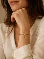 Gold Butterfly Charm Bracelet