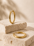 Classic Gold Hoop Earrings