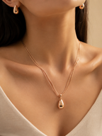 Rose Gold Teardrop Set