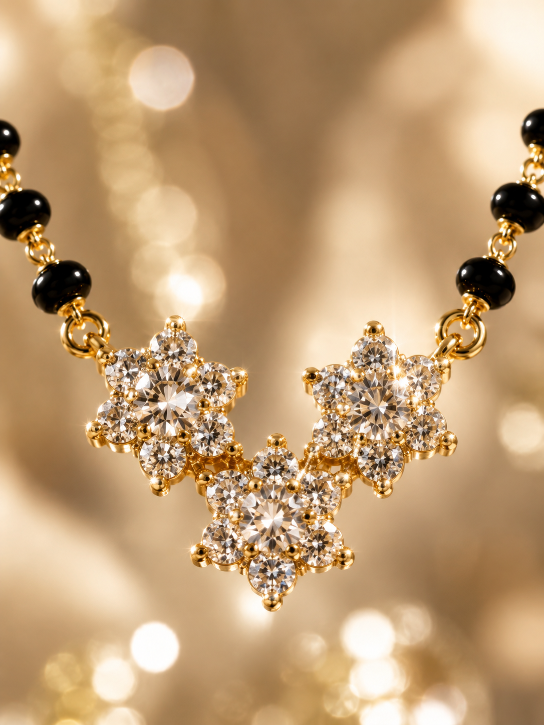 Snowflake Spark Mangalsutra