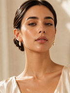 Pearl Hoop Earrings