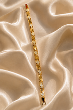 Gold Geometric Crystal Bracelet