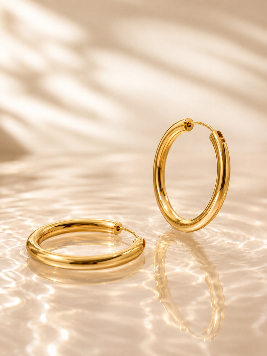 Classic Gold Hoop Earrings