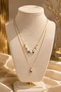 Pearl Drop Layered Necklace