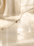 Minimal Heart Chain Bracelet