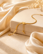 Gold Butterfly Charm Bracelet