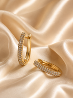 Crystal Hoop Earrings