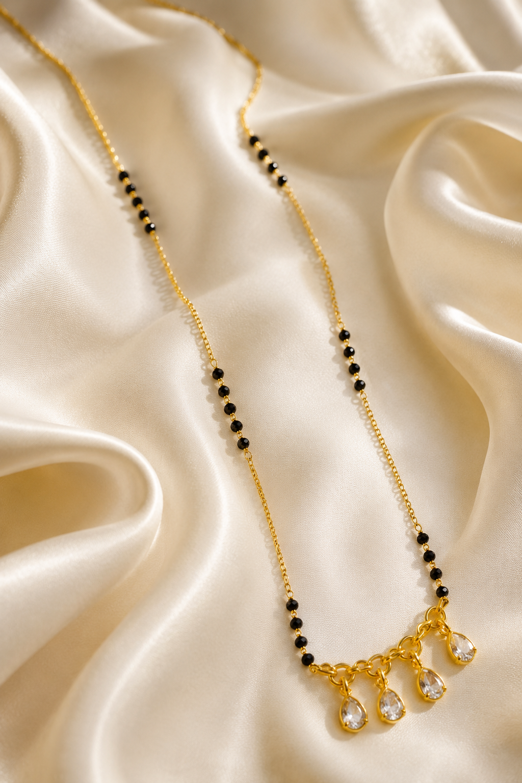 Crystal Cascade Mangalsutra